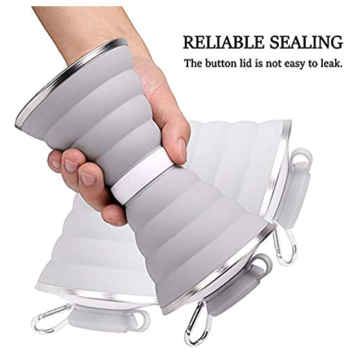 Foldable Water Bottle (Space Saving ) for Travel /Camping /Trekking - Travel Light