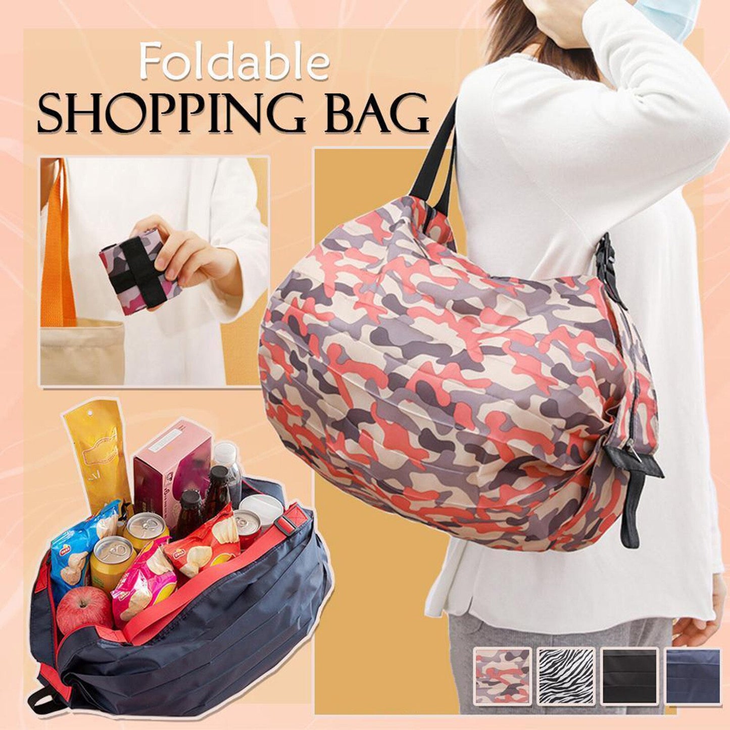 Foldable Travel Shopping Bag